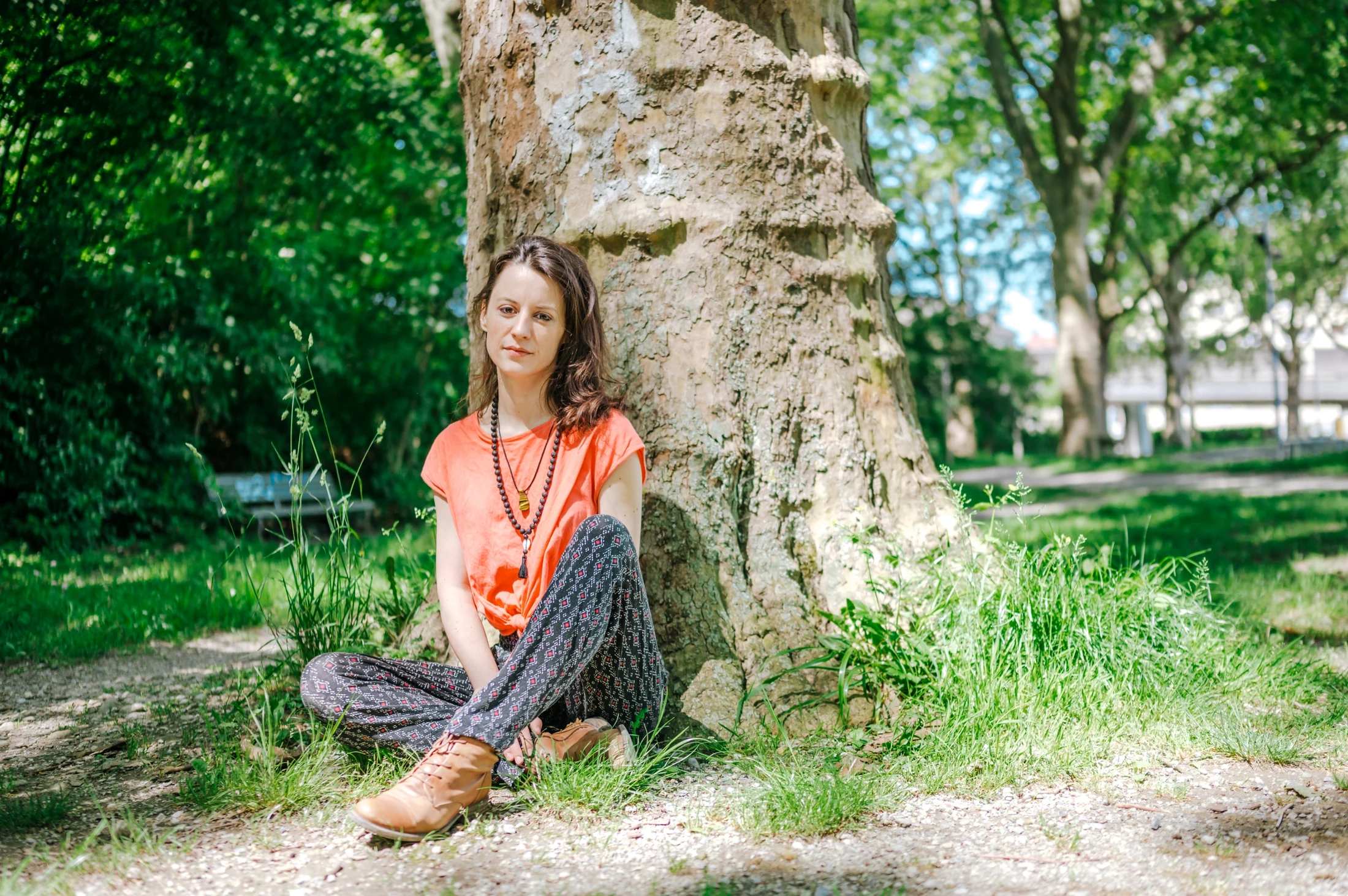 Carmen Stüssi in der Natur